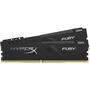 Модуль памяти для компьютера DDR4 16GB (2x8GB) 3733 MHz HyperX Fury Black Kingston Fury (ex.HyperX) (HX437C19FB3K2/16) - 3