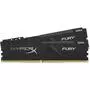 Модуль памяти для компьютера DDR4 16GB (2x8GB) 3733 MHz HyperX Fury Black Kingston Fury (ex.HyperX) (HX437C19FB3K2/16) - 3