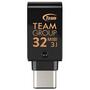 USB флеш накопитель Team 32GB M181 Black USB 3.1/Type-C (TM181332GB01) - 4