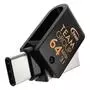 USB флеш накопитель Team 64GB M181 Black USB 3.1/Type-C (TM181364GB01) - 3