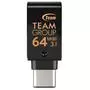 USB флеш накопитель Team 64GB M181 Black USB 3.1/Type-C (TM181364GB01) - 4