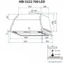 Вытяжка кухонная Minola HBI 5222 I 700 LED - 8