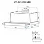 Вытяжка кухонная Minola HTL 5214 I 700 LED - 3