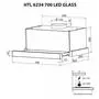 Вытяжка кухонная Minola HTL 6234 WH 700 LED GLASS - 3