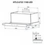 Вытяжка кухонная Minola HTLS 6735 BL 1100 LED - 10