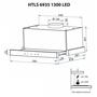 Вытяжка кухонная Minola HTLS 6935 BL 1300 LED - 8