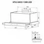 Вытяжка кухонная Minola HTLS 6935 BL 1300 LED - 8