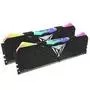 Модуль памяти для компьютера DDR4 16GB (2x8GB) 3200 MHz Viper RGB Black Patriot (PVR416G320C6K) - 1