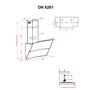 Вытяжка кухонная Perfelli DN 6261 I - 4