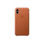 Чехол для моб. телефона Apple iPhone XS Leather Case - Saddle Brown, Model (MRWP2ZM/A) - 1