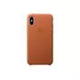 Чехол для моб. телефона Apple iPhone XS Leather Case - Saddle Brown, Model (MRWP2ZM/A) - 1