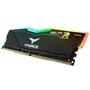 Модуль памяти для компьютера DDR4 8GB 2666 MHz T-Force Delta Black RGB Team (TF3D48G2666HC15B01) - 1