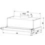 Вытяжка кухонная Zirtal SLIDE OUT 60 BL - 7