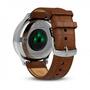 Смарт-часы Garmin Vivomove HR Premium Silver Stainless Steel Case with Dark Br (010-01850-AD) - 1