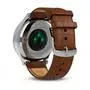 Смарт-часы Garmin Vivomove HR Premium Silver Stainless Steel Case with Dark Br (010-01850-AD) - 1