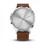 Смарт-часы Garmin Vivomove HR Premium Silver Stainless Steel Case with Dark Br (010-01850-AD) - 2