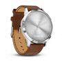 Смарт-часы Garmin Vivomove HR Premium Silver Stainless Steel Case with Dark Br (010-01850-AD) - 3