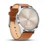 Смарт-часы Garmin Vivomove HR Premium Silver with Tan Italian Leather Band (010-01850-AA) - 3