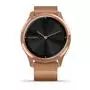 Смарт-часы Garmin Vivomove Luxe 18K Rose Gold PVD Stainless Steel Case with Ro (010-02241-24/04) - 1