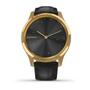 Смарт-часы Garmin Vivomove Luxe 24K Gold PVD Stainless Steel Case with Black E (010-02241-22/02) - 1