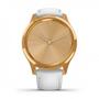 Смарт-часы Garmin Vivomove Luxe 24K Gold PVD Stainless Steel Case with White I (010-02241-08) - 3