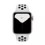 Смарт-часы Apple Watch Nike Series 5 GPS, 44mm Silver Aluminium Case with Pur (MX3V2UL/A) - 1