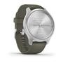 Смарт-часы Garmin Vivomove Style Silver Aluminum Case with Moss Silicone Band (010-02240-21/01) - 2