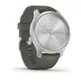 Смарт-часы Garmin Vivomove Style Silver Aluminum Case with Moss Silicone Band (010-02240-21/01) - 2