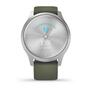Смарт-часы Garmin Vivomove Style Silver Aluminum Case with Moss Silicone Band (010-02240-21/01) - 3