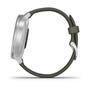 Смарт-часы Garmin Vivomove Style Silver Aluminum Case with Moss Silicone Band (010-02240-21/01) - 6