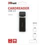 Считыватель флеш-карт Trust Nanga USB 2.0 BLACK (21934) - 2