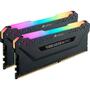 Модуль памяти для компьютера DDR4 32GB (2x16GB) 3200 MHz Vengeance RGB Pro Black Corsair (CMW32GX4M2C3200C16) - 2