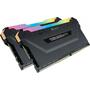 Модуль памяти для компьютера DDR4 32GB (2x16GB) 3200 MHz Vengeance RGB Pro Black Corsair (CMW32GX4M2C3200C16) - 3
