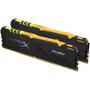 Модуль памяти для компьютера DDR4 32GB (2x16GB) 3733 MHz HyperX Fury RGB Kingston Fury (ex.HyperX) (HX437C19FB3AK2/32) - 2