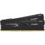 Модуль памяти для компьютера DDR4 64GB (2x32GB) 2666 MHz HyperX Fury Black Kingston Fury (ex.HyperX) (HX426C16FB3K2/64) - 1