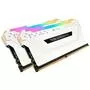 Модуль памяти для компьютера DDR4 32GB (2x16GB) 3200 MHz Vengeance RGB Pro White Corsair (CMW32GX4M2C3200C16W) - 3