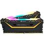 Модуль памяти для компьютера DDR4 16GB (2x8GB) 3000 MHz Vengeance RGB Pro Black Corsair (CMW16GX4M2C3000C15-TUF) - 1