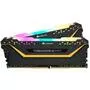 Модуль памяти для компьютера DDR4 16GB (2x8GB) 3600 MHz Vengeance RGB Pro Black Corsair (CMW16GX4M2C3600C18) - 1