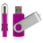 USB флеш накопитель eXceleram 32GB P1 Series Silver/Purple USB 2.0 (EXP1U2SIPU32) - 3