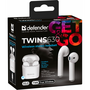 Наушники Defender Twins 630 TWS Bluetooth White (63630) - 4