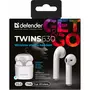 Наушники Defender Twins 630 TWS Bluetooth White (63630) - 5