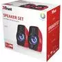 Акустическая система Trust Gemi RGB red USB (22979) - 7