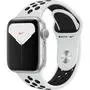 Смарт-часы Apple Watch Nike Series 5 GPS, 44mm Silver Aluminium Case with Pur (MX3V2GK/A) - 1