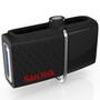 USB флеш накопитель SanDisk 32GB Ultra Dual OTG for Android Black USB 3.0 (SDDD2-032G-G46) - 1