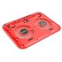 Подставка для ноутбука Omega Ice Cube Laptop Cooler Pad Red (OMNCPCBR) - 1