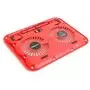 Подставка для ноутбука Omega Ice Cube Laptop Cooler Pad Red (OMNCPCBR) - 1