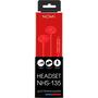 Наушники Nomi NHS-135 Red - 5
