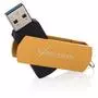 USB флеш накопитель eXceleram 64GB P2 Series Gold/Black USB 3.1 Gen 1 (EXP2U3GOB64) - 2
