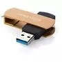 USB флеш накопитель eXceleram 128GB P2 Series Brown/Black USB 3.1 Gen 1 (EXP2U3BRB128) - 1