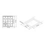 Варочная поверхность Pyramida PSG 614 BLACK LUXE (PSG614BLACKLUXE) - 3